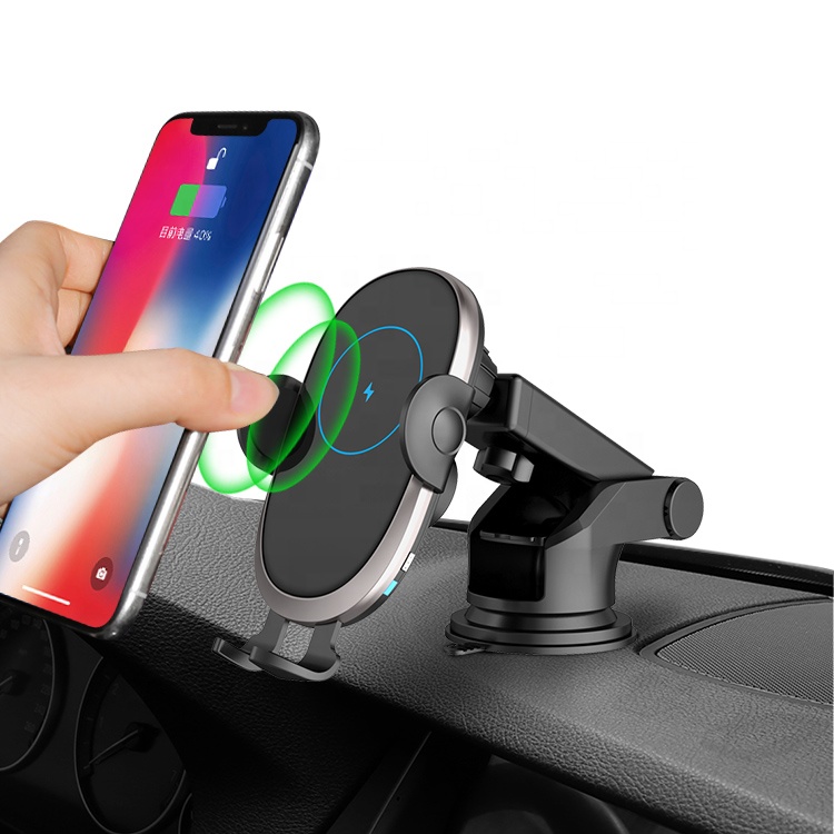 Wireless Car Phone Holder Charger – 2 in 1 Dual Wireless Charging Stand ...